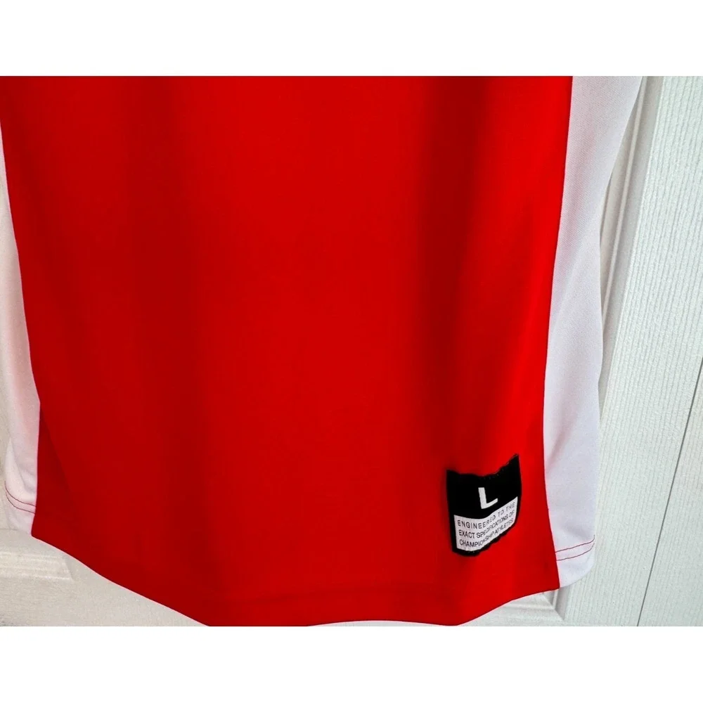 NEW Nike Fastbreak Stock Basketball Jersey Red White Girls Size Large 683337-658